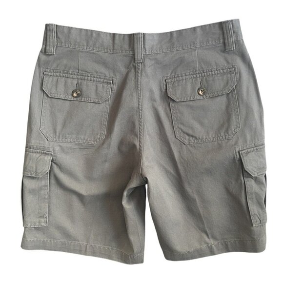 Amazon Essentials Men's Classic-Fit Cargo Short 100% Cotton 10" Inseam Gray 34W - Picture 5 of 10